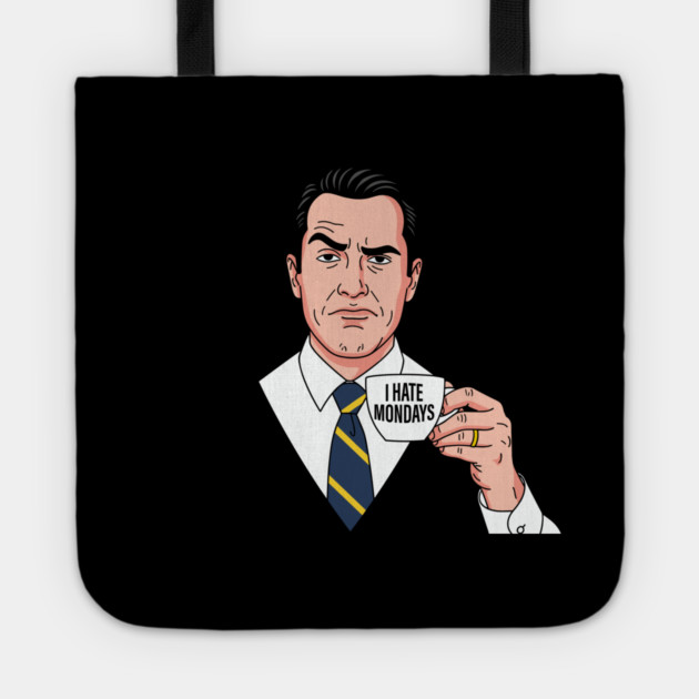 I Hate Mondays Tote by enrynz