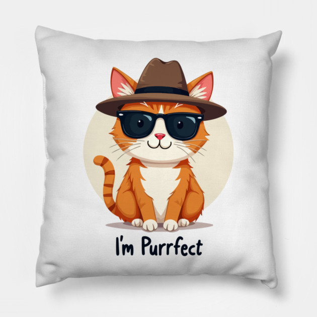 I'm Purrfect Pillow by Urbanprint