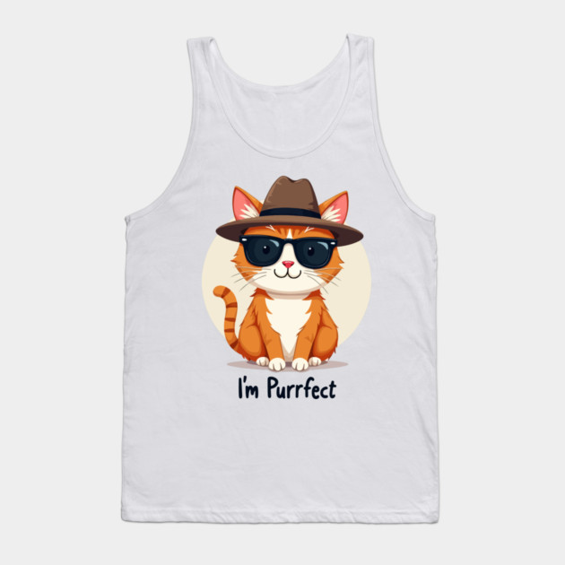 I'm Purrfect Tank Top by Urbanprint