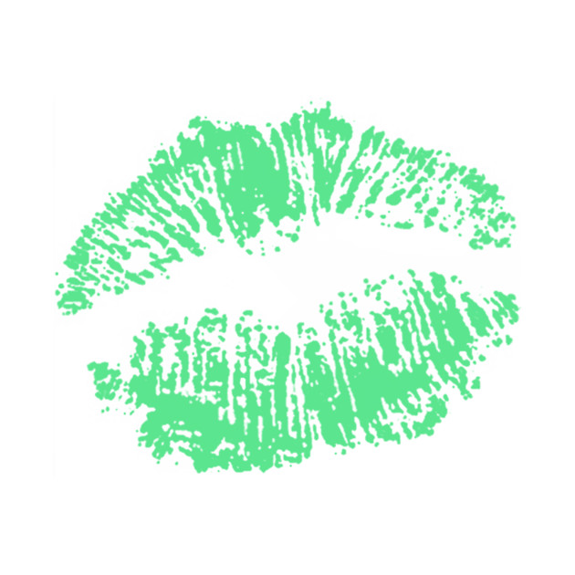 Kiss Smooch Lips Mint by joshuamusicant