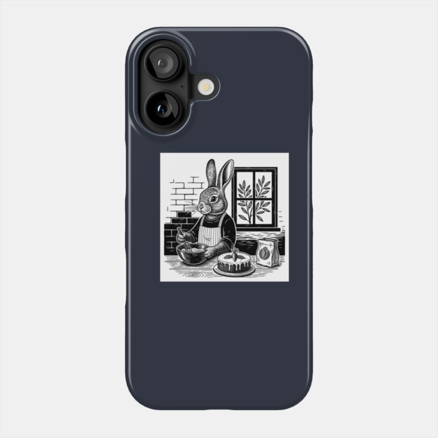 Baking Bunny Phone Case by enrynz