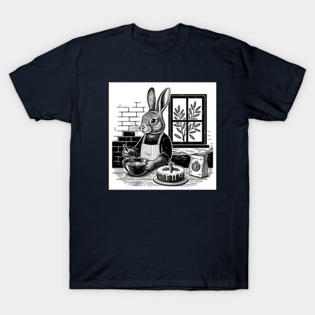Baking Bunny T-Shirt by enrynz