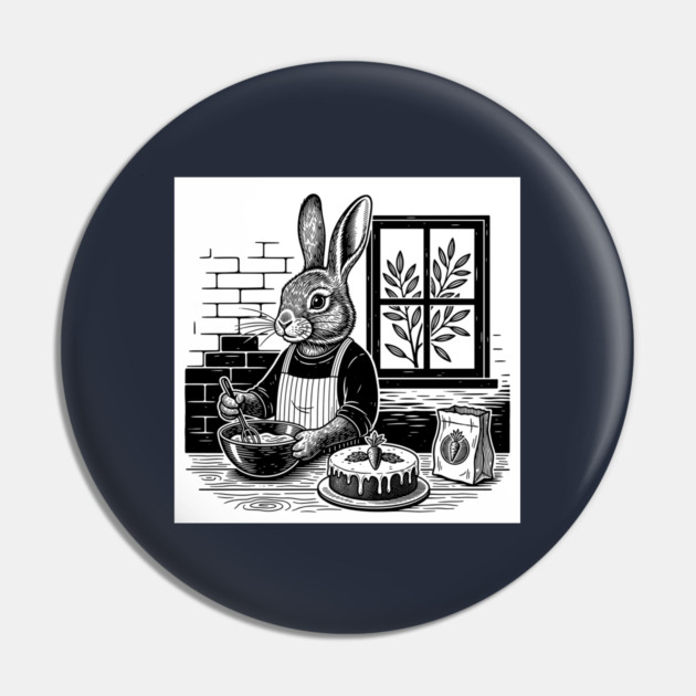 Baking Bunny Pin by enrynz