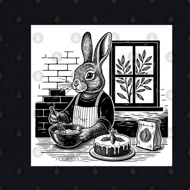 Baking Bunny by Digironin