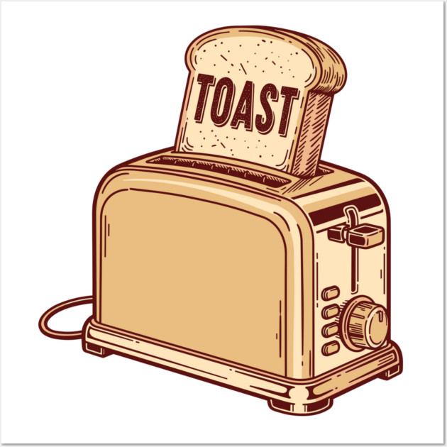 Toast Wall Art by Digironin