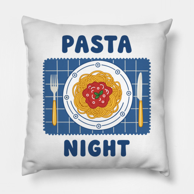 Pasta Night Pillow by enrynz