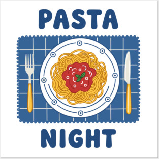 Pasta Night Posters and Art