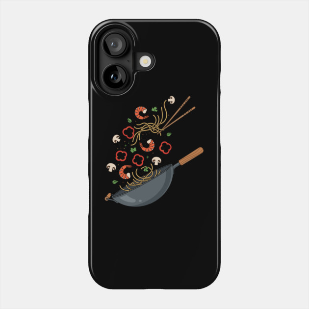 Sizzling Pan Frenzy Phone Case by enrynz