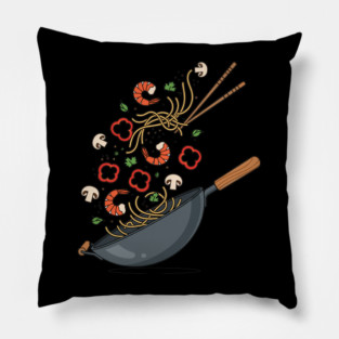 Sizzling Pan Frenzy Pillow