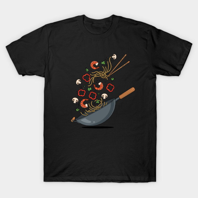 Sizzling Pan Frenzy T-Shirt by enrynz