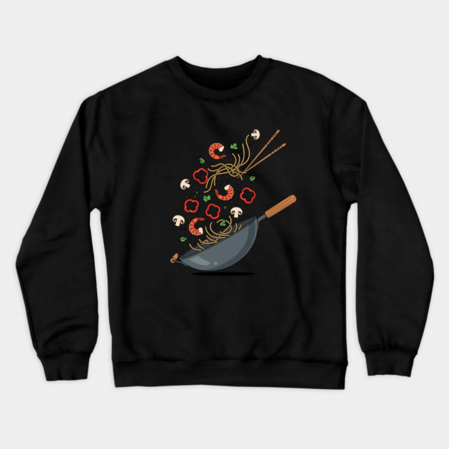 Sizzling Pan Frenzy Crewneck Sweatshirt by enrynz