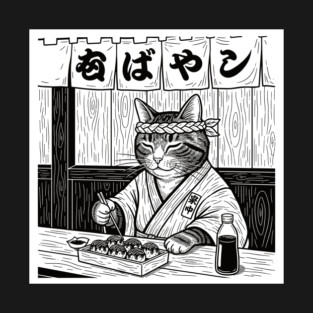 Purrfect Takoyaki Moment T-Shirt