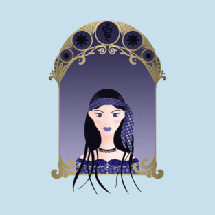 Art Nouveau Bohemian Princess T-Shirt