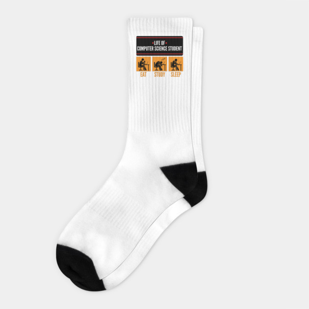 Life of ComSci Student Socks by enrynz