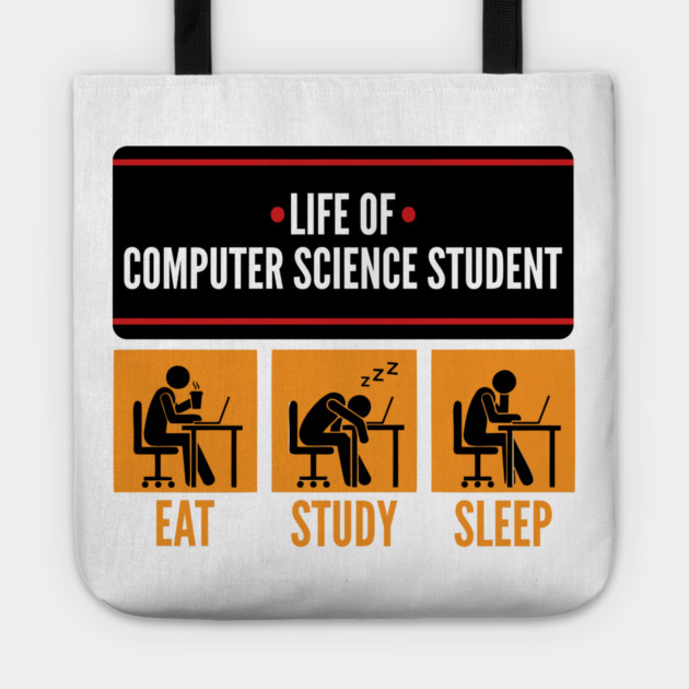 Life of ComSci Student Tote by enrynz