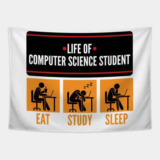 Life of ComSci Student Tapestry by enrynz