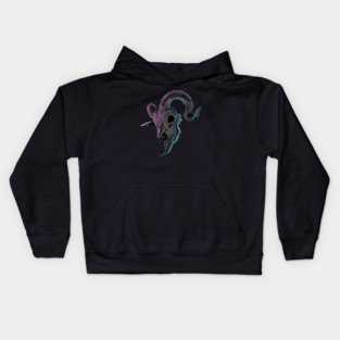 Goat Skull Kids Hoodie
