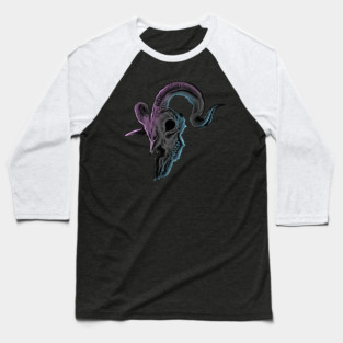 Goat Skull Baseball T-Shirt