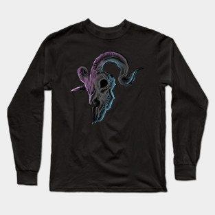 Goat Skull Long Sleeve T-Shirt