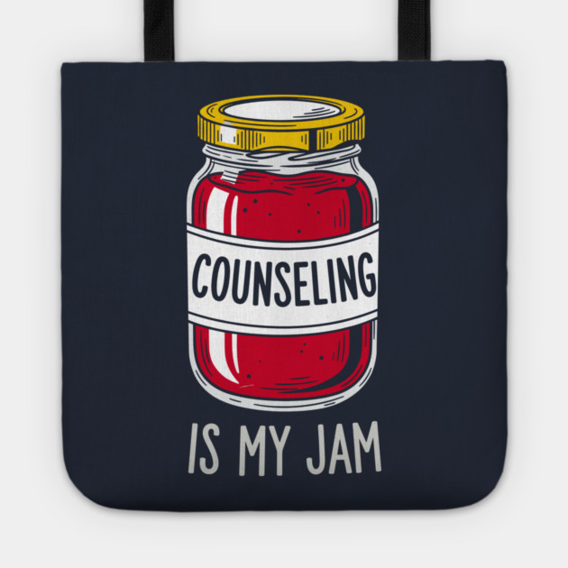 Counseling is my Jam Tote by enrynz