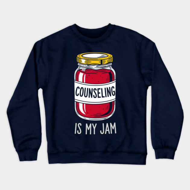Counseling is my Jam Crewneck Sweatshirt by enrynz