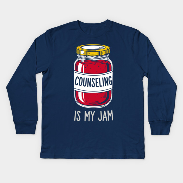 Counseling is my Jam Kids Long Sleeve T-Shirt by enrynz