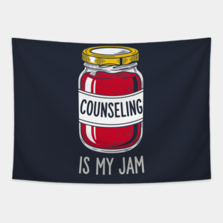 Counseling is my Jam Tapestry