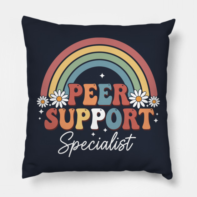 Peer Support Specialist Pillow by enrynz