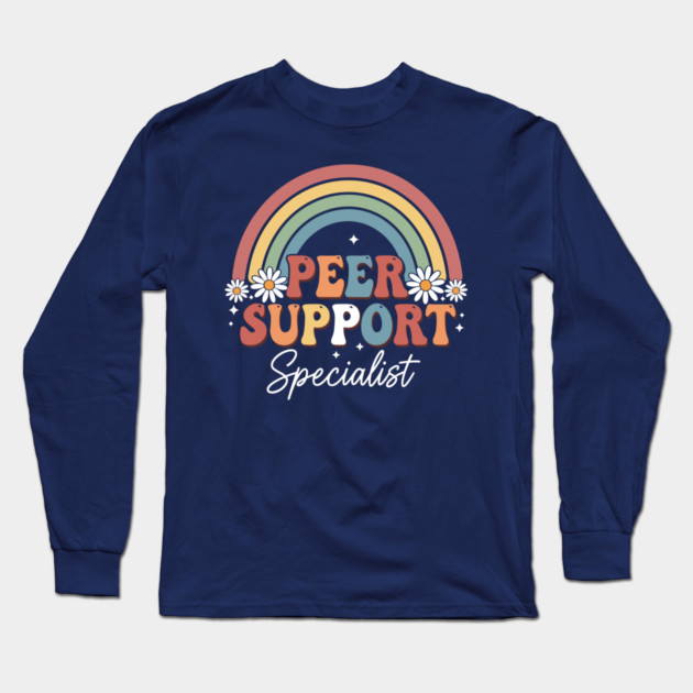 Peer Support Specialist Long Sleeve T-Shirt by enrynz