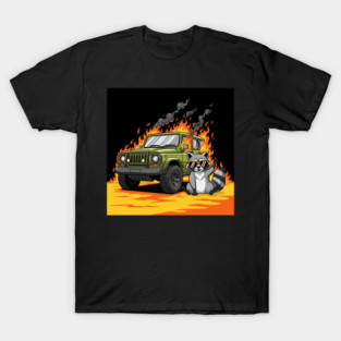 Racoon's Blazing Ride T-Shirt