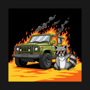 Racoon's Blazing Ride T-Shirt