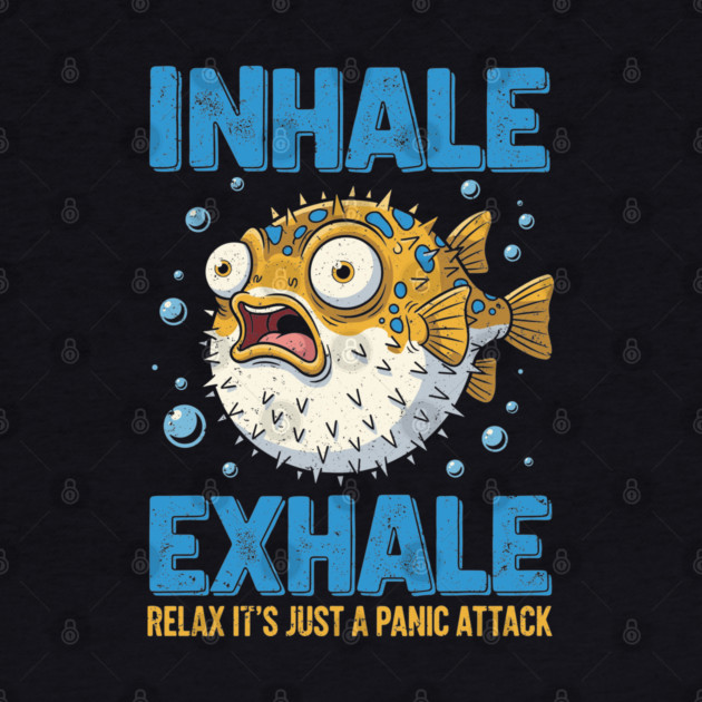 Panic Attack Pufferfish by Digironin