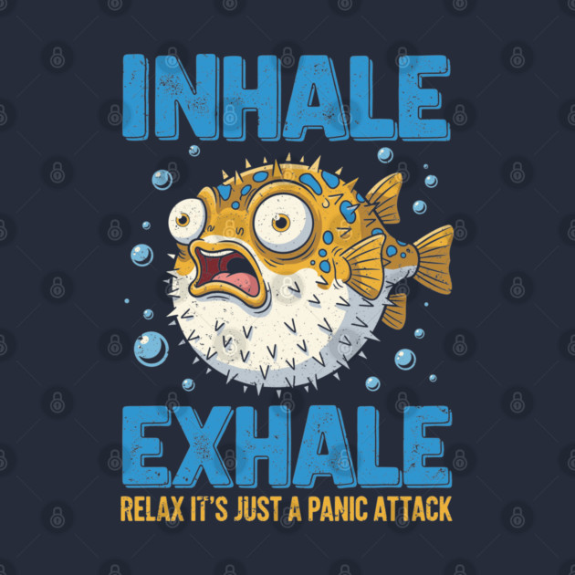 Panic Attack Pufferfish by enrynz