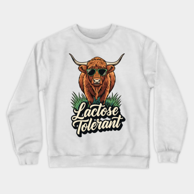 Lactose Tolerant Crewneck Sweatshirt by enrynz