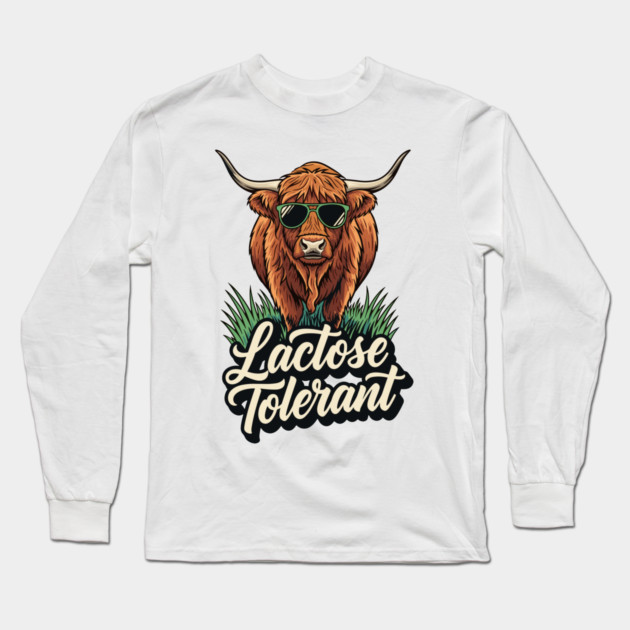 Lactose Tolerant Long Sleeve T-Shirt by enrynz