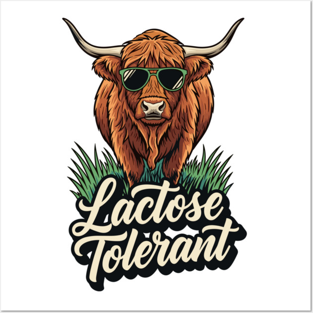 Lactose Tolerant Wall Art by Digironin