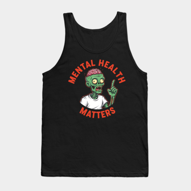 Mental Health Matters Tank Top by enrynz