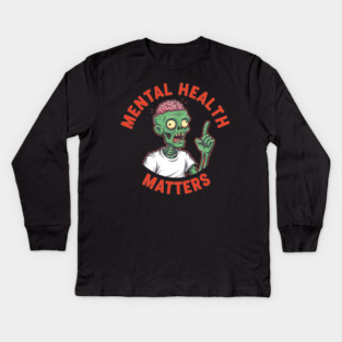 Mental Health Matters Kids Long Sleeve T-Shirt