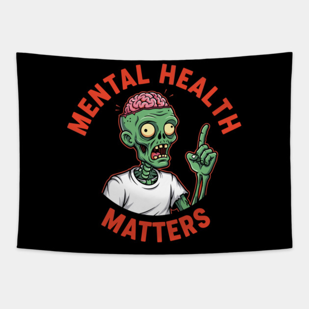 Mental Health Matters Tapestry by enrynz