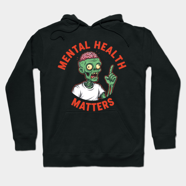 Mental Health Matters Hoodie by enrynz