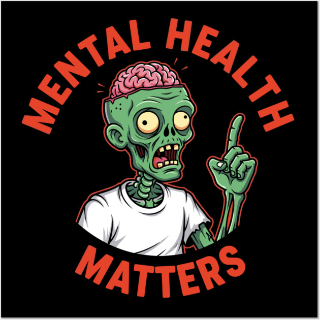 Mental Health Matters Wall Art by Digironin