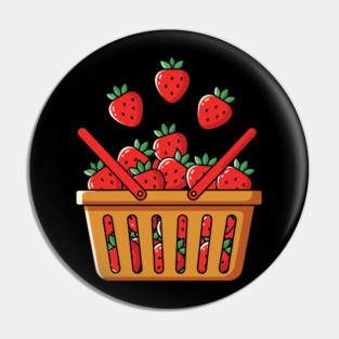 Strawberry Basket Pin