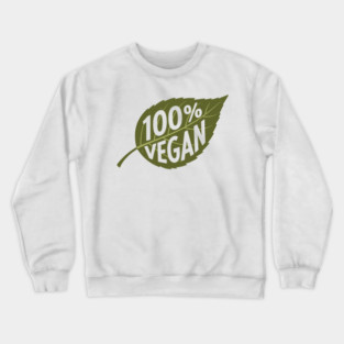 100% Vegan Crewneck Sweatshirt