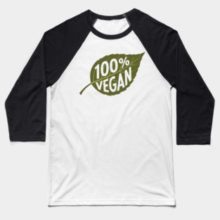 100% Vegan Baseball T-Shirt