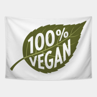 100% Vegan Tapestry
