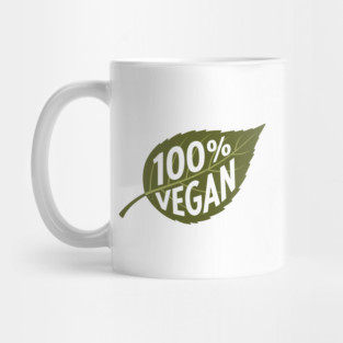 100% Vegan Mug