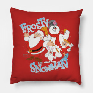 Frosty the Snowman Classic Christmas Cartoon Graphic Pillow