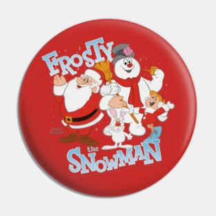 Frosty the Snowman Classic Christmas Cartoon Graphic Pin