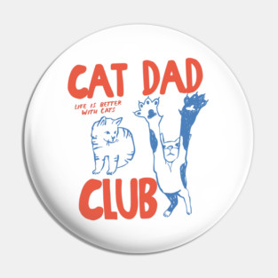 Cat Dad Pin
