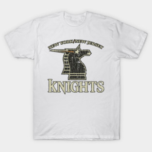 New York / New Jersey Knights – 1991 Vintage Team Logo T-Shirt
